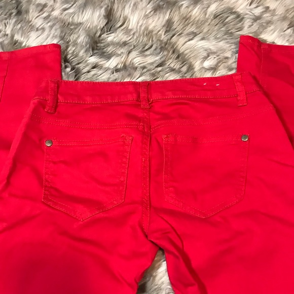 Tinseltown Denim red pants - Picture 4 of 7